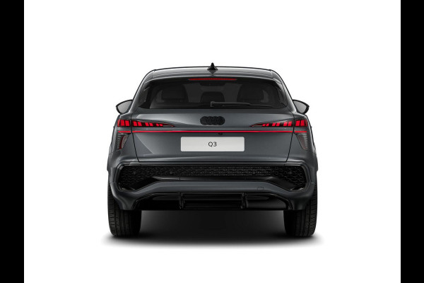 Audi Q3 Sportback S edition e-hybrid 272 pk | Techniekpakket plus | Lederen sportstoelen | Optiekpakket zwart | Privacy glas |