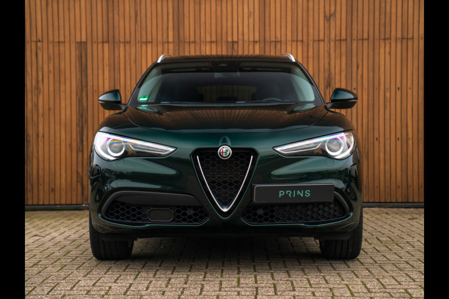 Alfa Romeo Stelvio 2.0T 280pk AWD Ti Lusso MY21 | Verde Visconti | Lederen dash. | CarPlay | Adapt. cruise