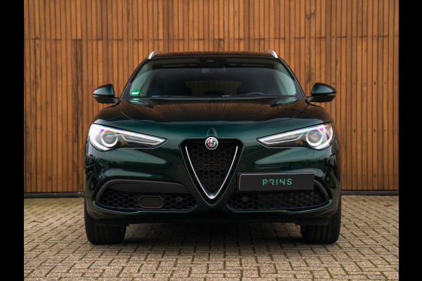 Alfa Romeo Stelvio 2.0T 280pk AWD Ti Lusso MY21 | Verde Visconti | Lederen dash. | CarPlay | Adapt. cruise