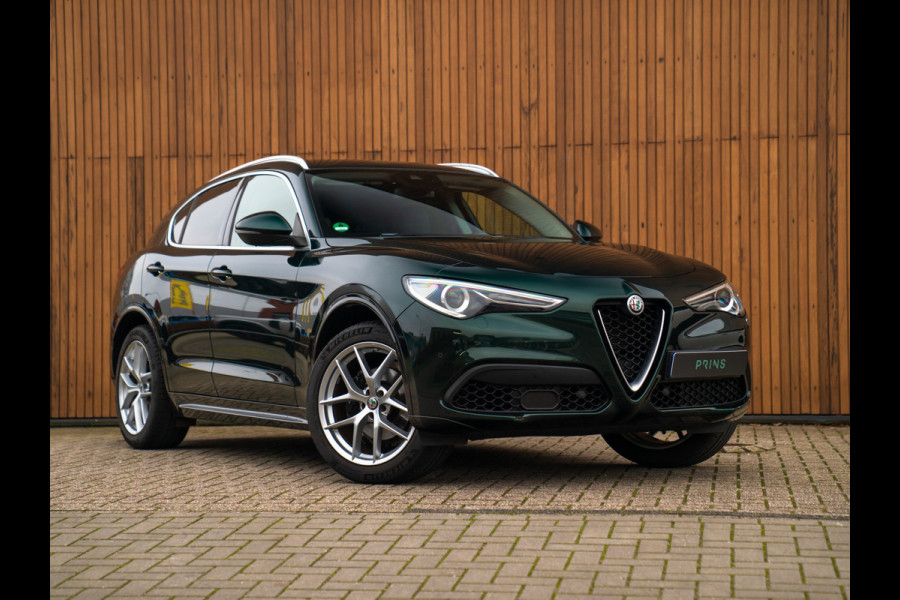 Alfa Romeo Stelvio 2.0T 280pk AWD Ti Lusso MY21 | Verde Visconti | Lederen dash. | CarPlay | Adapt. cruise
