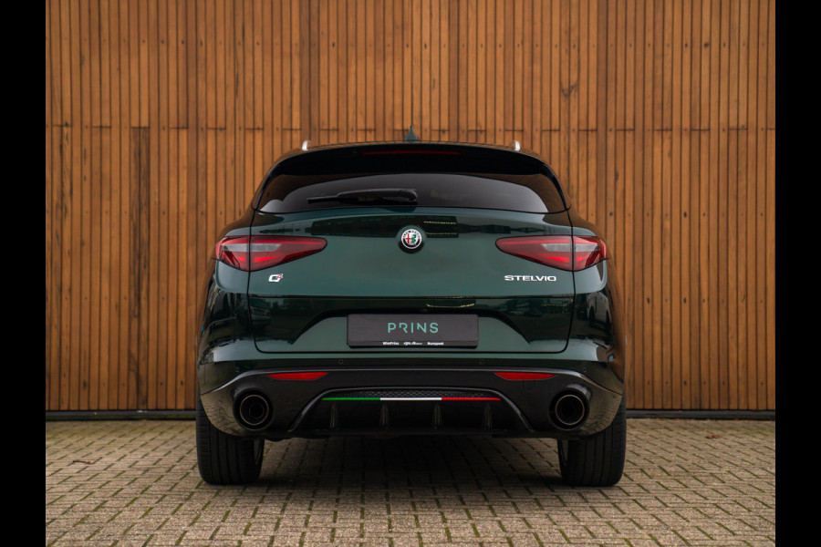 Alfa Romeo Stelvio 2.0T 280pk AWD Ti Lusso MY21 | Verde Visconti | Lederen dash. | CarPlay | Adapt. cruise