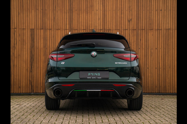 Alfa Romeo Stelvio 2.0T 280pk AWD Ti Lusso MY21 | Verde Visconti | Lederen dash. | CarPlay | Adapt. cruise