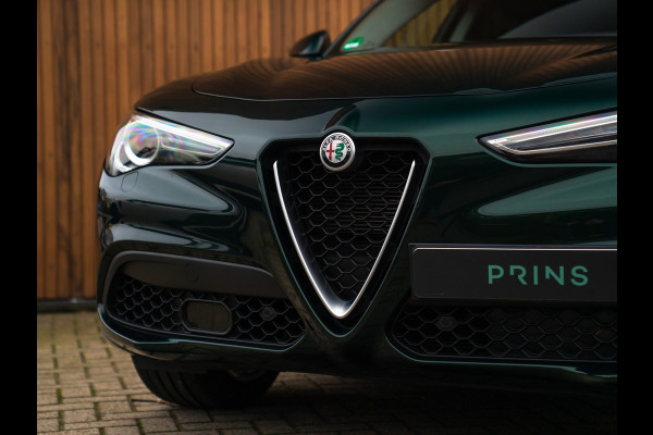 Alfa Romeo Stelvio 2.0T 280pk AWD Ti Lusso MY21 | Verde Visconti | Lederen dash. | CarPlay | Adapt. cruise