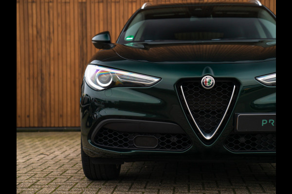 Alfa Romeo Stelvio 2.0T 280pk AWD Ti Lusso MY21 | Verde Visconti | Lederen dash. | CarPlay | Adapt. cruise