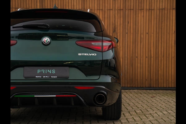 Alfa Romeo Stelvio 2.0T 280pk AWD Ti Lusso MY21 | Verde Visconti | Lederen dash. | CarPlay | Adapt. cruise