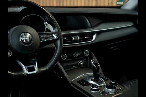 Alfa Romeo Stelvio 2.0T 280pk AWD Ti Lusso MY21 | Verde Visconti | Lederen dash. | CarPlay | Adapt. cruise