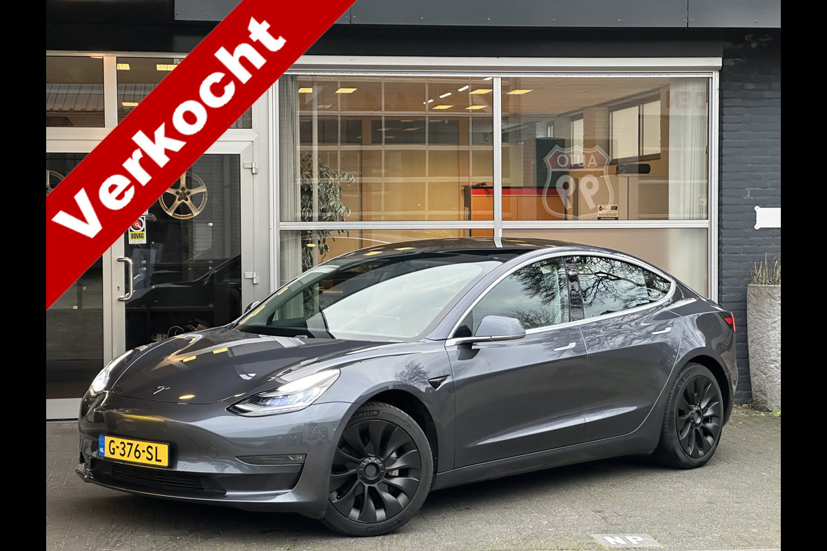 Tesla Model 3 Long Range AWD 75 kWh SOH 87% / NAP / STOELVERWARMING