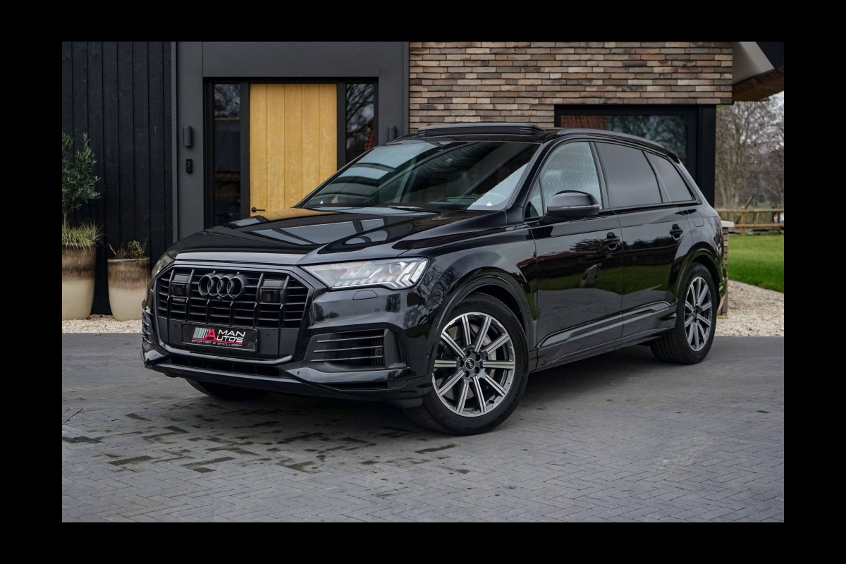 Audi Q7 55 TFSI e Quattro S-Line Pano/HUD/B&O/RS-Zetels/Trkhk/Black/Mass