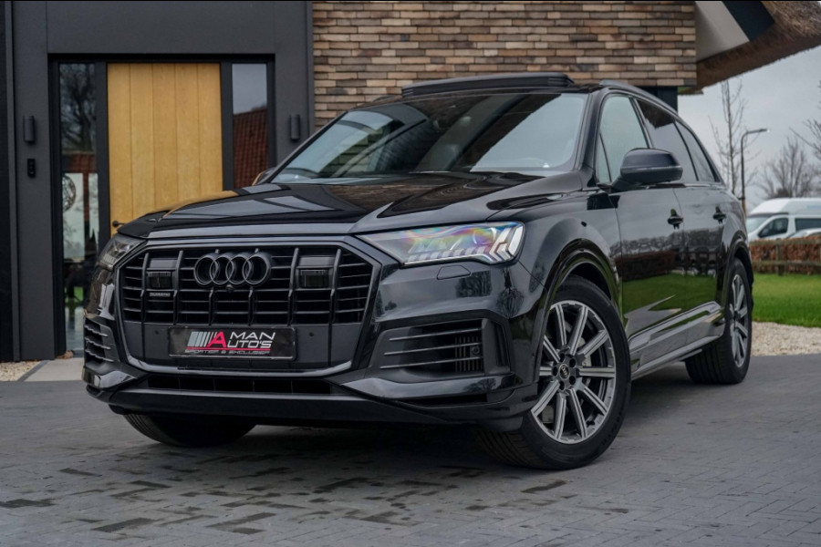Audi Q7 55 TFSI e Quattro S-Line Pano/HUD/B&O/RS-Zetels/Trkhk/Black/Mass