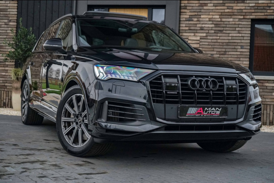 Audi Q7 55 TFSI e Quattro S-Line Pano/HUD/B&O/RS-Zetels/Trkhk/Black/Mass