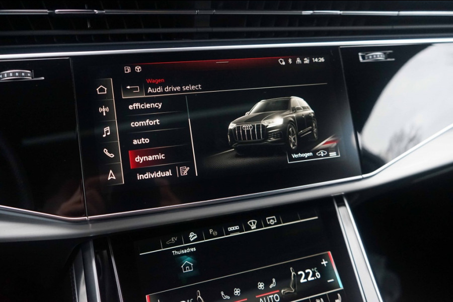 Audi Q7 55 TFSI e Quattro S-Line Pano/HUD/B&O/RS-Zetels/Trkhk/Black/Mass