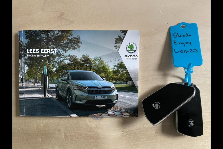 Škoda ENYAQ iV 80|92% SOH|GROTE ACCU|ELEK. A-KLEP|STOEL+STUURVERW|APPLE CARPLAY/ANDROID|CAMERA|NAVI|NAP|NL-AUTO|INCL. BTW|1e EIG|