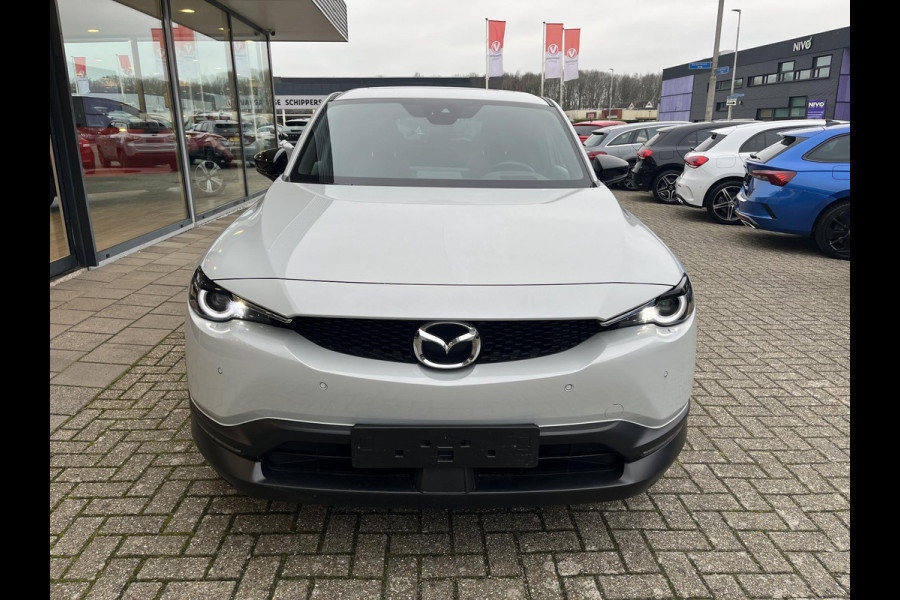 Mazda MX-30 e-SkyActiv R-EV 170 Makoto | Schuifdak | Rondomzicht Camera | Stoelverwarming | Premium audio