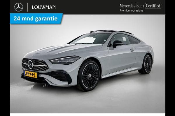 Mercedes-Benz CLE Coupé 300 e AMG Plug-In Hybride AMG Line Premium Plus | Night Pakket | Trekhaak | Distronic | Panorama Schuif-Kanteldak | Stuur en Stoelverwarming. Inclusief 24 maanden MB Certified garantie voor Europa.