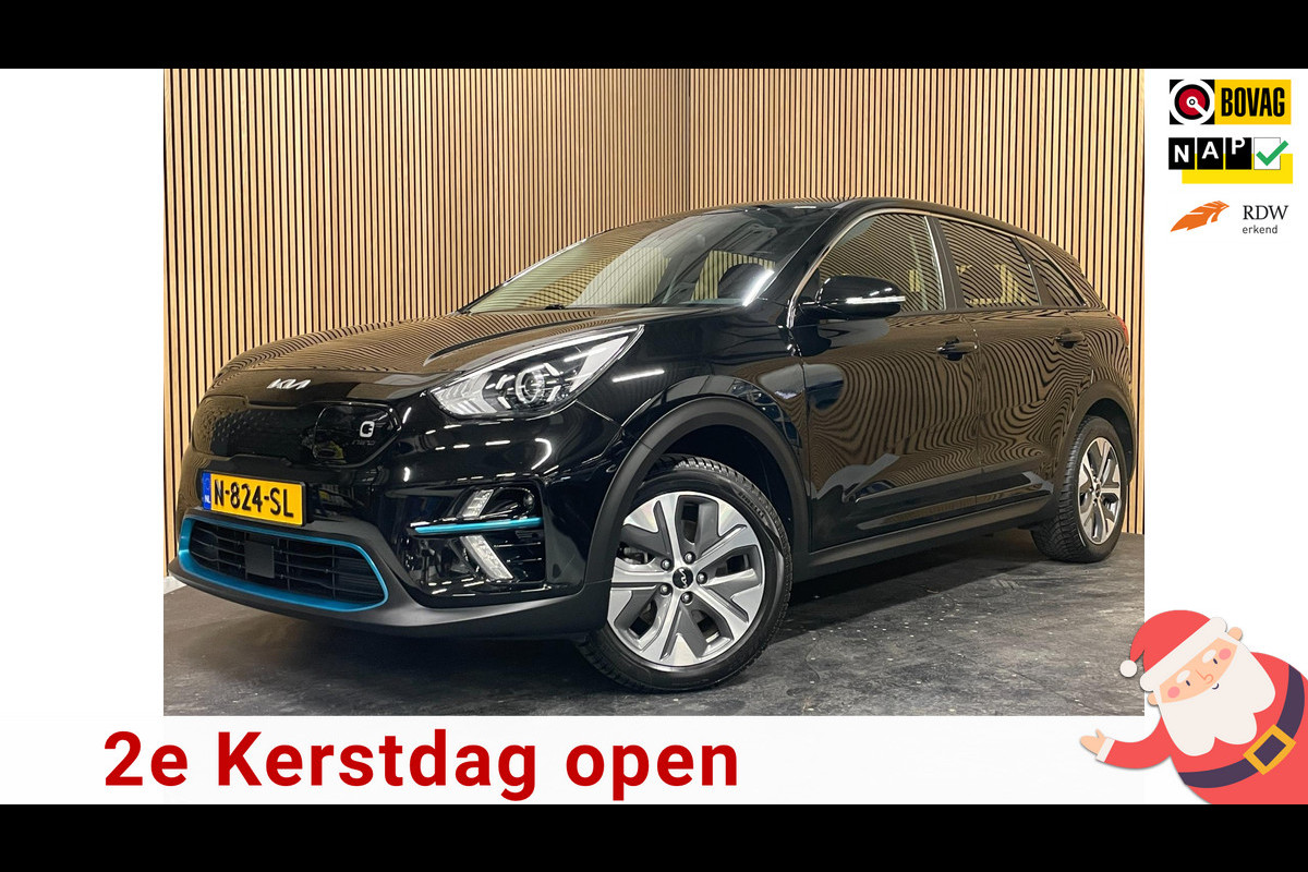 Kia e-Niro 64 kWh|100% SOH|NIEUWE LOGO|FACELIFT|3-FASE|TREKHAAK|1/2 LEDER|ACC|APPLE CARPLAY/ANDROID AUT|CAMERA|1e EIG|NL-AUTO|NAP|