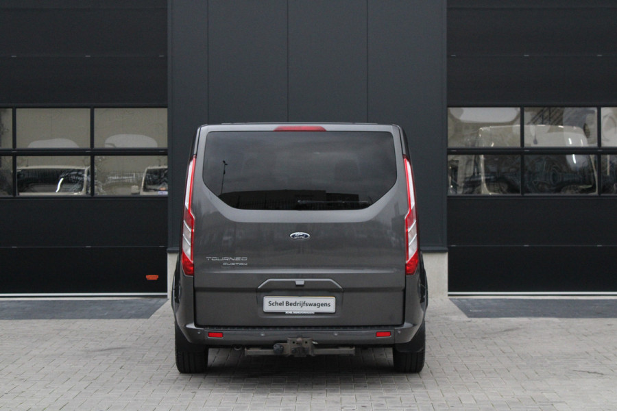 Ford Tourneo Custom 320 2.0 TDCI L2H1 185pk - 2x Schuif - Xenon - Trekhaak - Standkachel - Leder - Camera - Carplay - Blindspot - Rijklaar