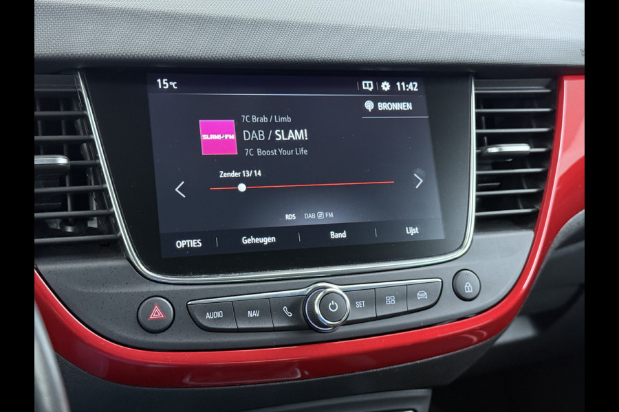 Opel Crossland T111pk GS Line 360°Camera Navi Apple Carplay Android Ecc AGR-Comfort Stoel Cruise Control Lane Assist DAB Led Lmv 17" Regen-Lichtsensor Two-tone Zeer complete Opel Crossland!