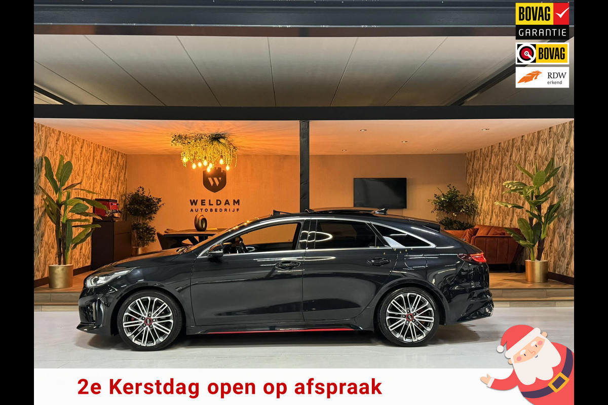 Kia ProCeed 1.6 T-GDI GT Garantie Trekhaak Pano Memory Camera Carplay StuurVW StoelVW Blindspot Elek Achterklep Navi Led Rijklaar