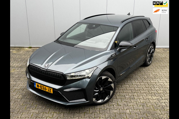 Škoda ENYAQ iV SPORTLINE 91,4% SOH SFEERVERLICHTING TREKHAAK ADAPTIVE CRUISE NAP