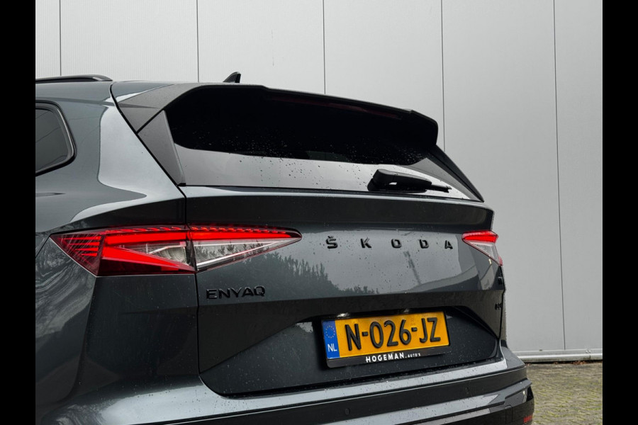 Škoda ENYAQ iV SPORTLINE 91,4% SOH SFEERVERLICHTING TREKHAAK ADAPTIVE CRUISE NAP