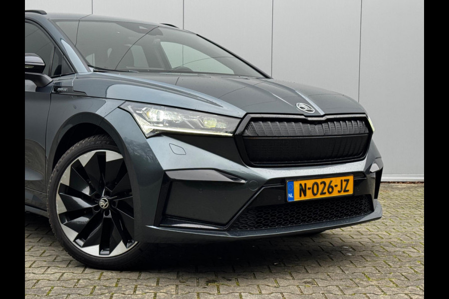 Škoda ENYAQ iV SPORTLINE 91,4% SOH SFEERVERLICHTING TREKHAAK ADAPTIVE CRUISE NAP