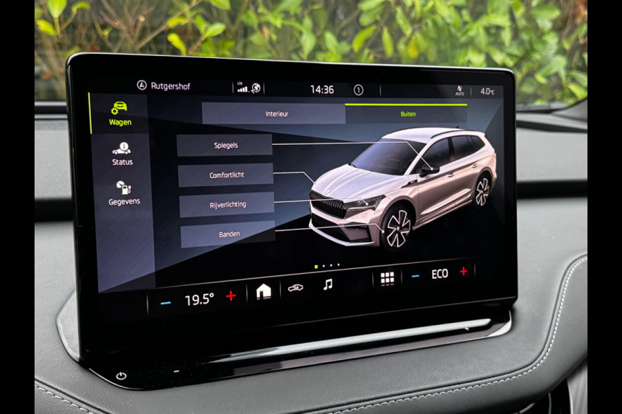 Škoda ENYAQ iV SPORTLINE 91,4% SOH SFEERVERLICHTING TREKHAAK ADAPTIVE CRUISE NAP