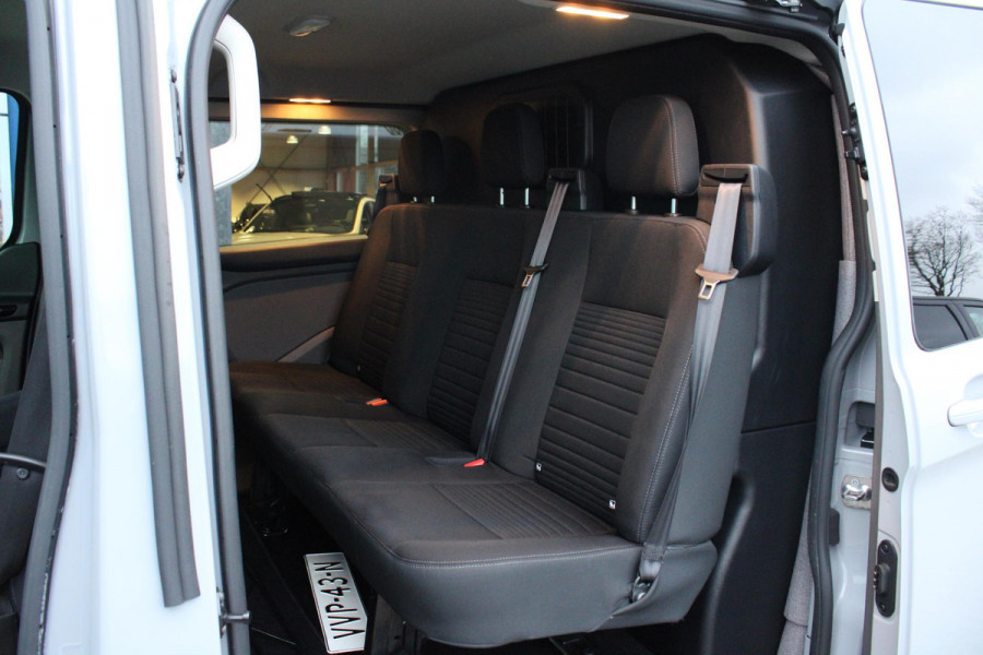 Ford Transit Custom 300 2.0 TDCI L2H1 Limited DC | Trekhaak | Stoelverwarming | Cruise Control | Camera | Allesdragers |