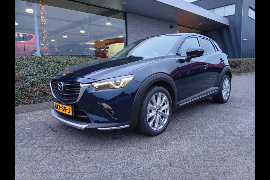 Mazda CX-3 2.0 SkyActiv-G 120 GT-M Line AUTOMAAT, Navi, Clima, Head-up, 18" etc. incl. 12 MND BOVAGGARANTIE