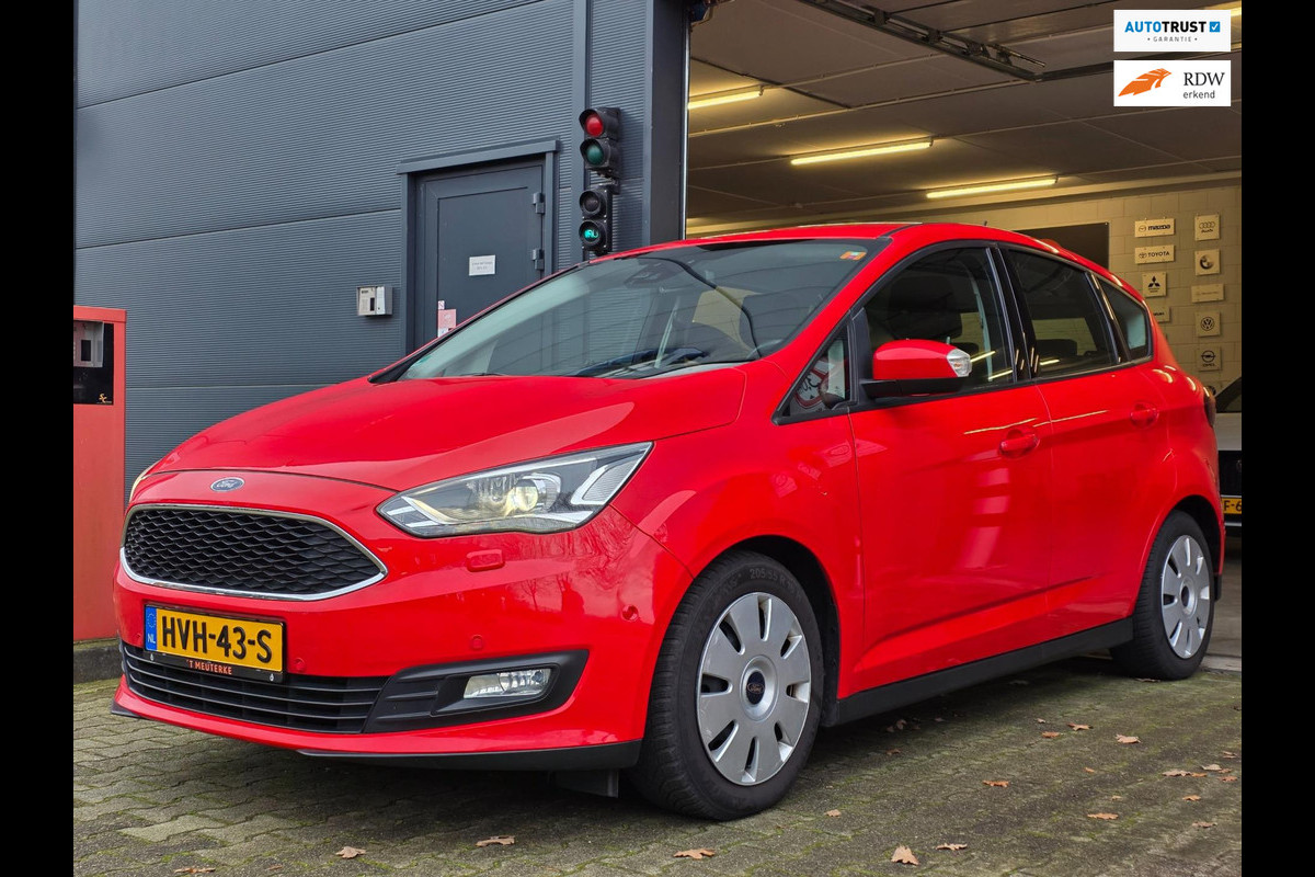Ford C-MAX 1.5 Titanium / 150 PK / AFN.TREKHAAK / NIEUWE OH.BEURT / STOELVERW. / SENSOREN V+A / CARPLAY / NAVI / INCL. GARANTIE !
