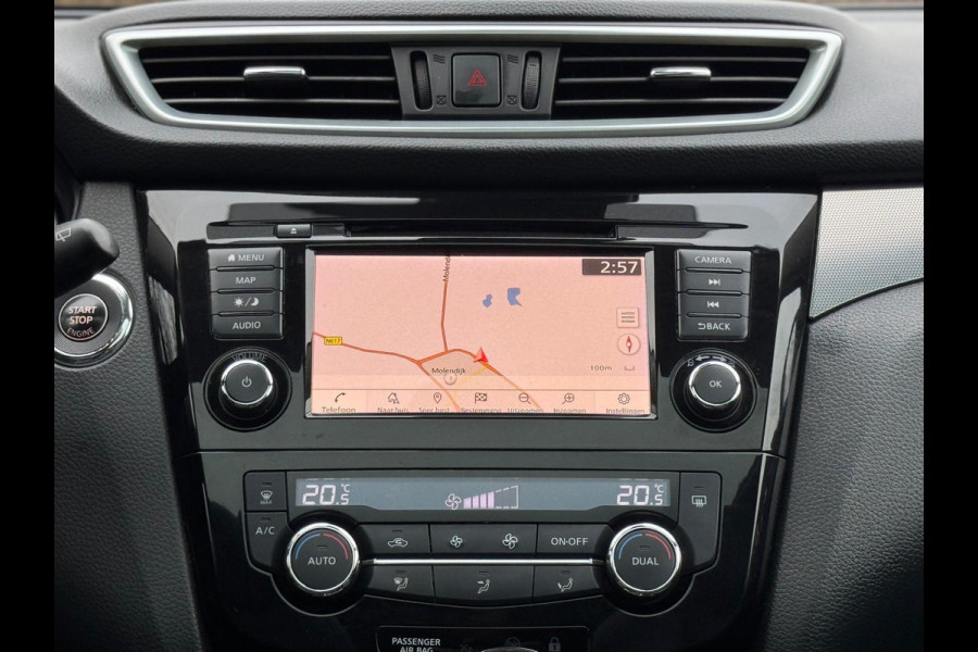 Nissan QASHQAI 1.3 DIG-T 158pk TEKNA + AUTOMAAT, panoramadak, luxe lederen interieur, 360 camera, stoelverwarming