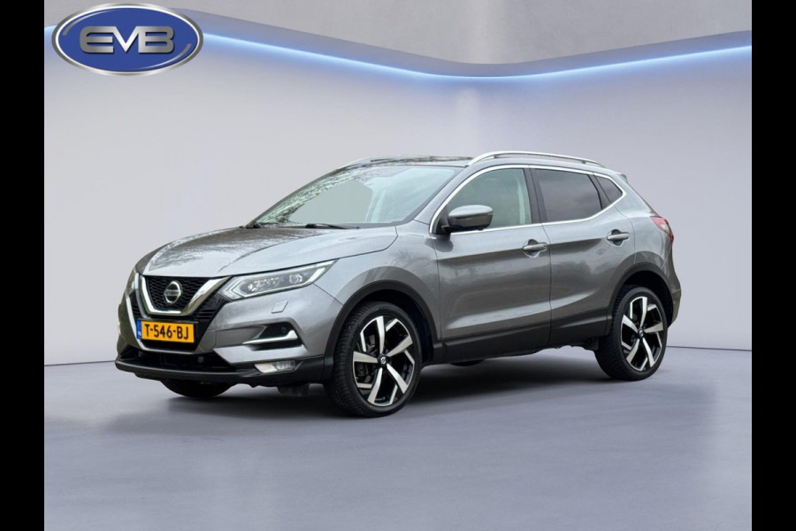 Nissan QASHQAI 1.3 DIG-T 158pk TEKNA + AUTOMAAT, panoramadak, luxe lederen interieur, 360 camera, stoelverwarming