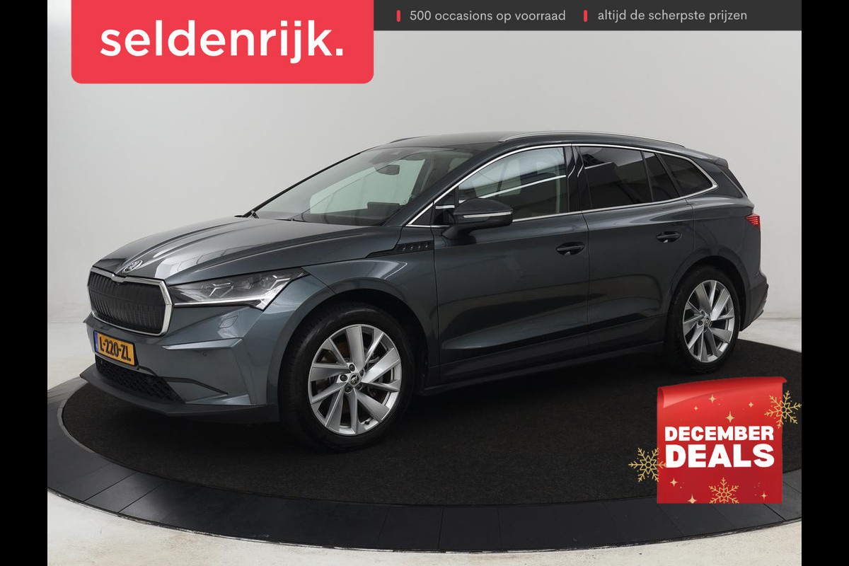Škoda ENYAQ iV 80 | Warmtepomp | Trekhaak | Matrix LED | Adaptive cruise | Keyless | Camera | Half leder | Stuurverwarming | Memory | Navigatie | Climate control | Dodehoek detectie | Getint glas