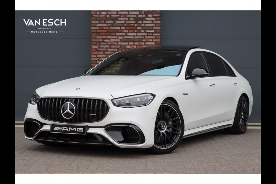 Mercedes-Benz S-Klasse AMG 63 S E Performance | 802pk | Carbon | Achterasbesturing | Distronic+ | Chauffeurspakket | Entertainment Achter | Stoelventilatie | Zonweringspakket | Vlakkenverwarming | Kuitmassage | Burmester High End 4D |