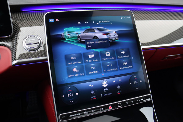 Mercedes-Benz S-Klasse AMG 63 S E Performance | 802pk | Carbon | Achterasbesturing | Distronic+ | Chauffeurspakket | Entertainment Achter | Stoelventilatie | Zonweringspakket | Vlakkenverwarming | Kuitmassage | Burmester High End 4D |