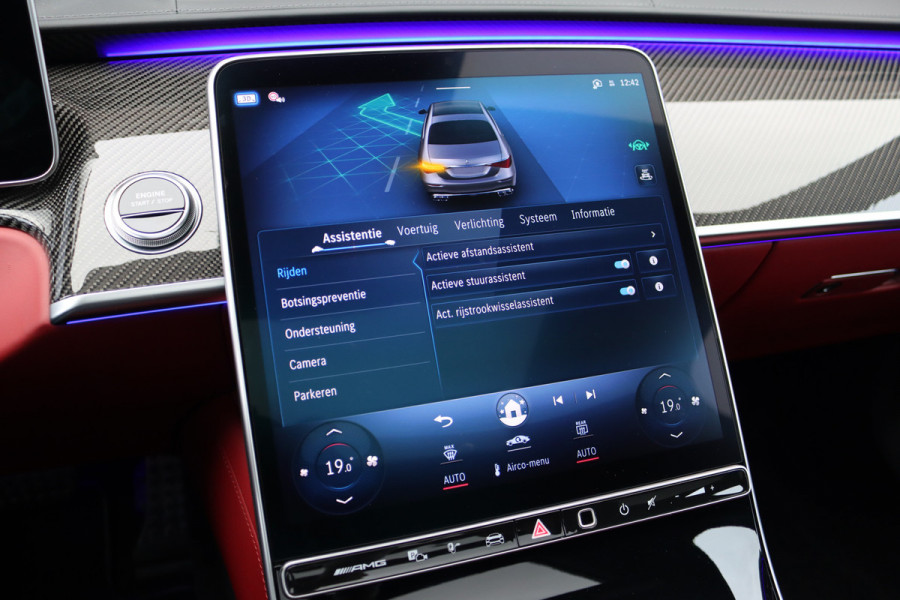 Mercedes-Benz S-Klasse AMG 63 S E Performance | 802pk | Carbon | Achterasbesturing | Distronic+ | Chauffeurspakket | Entertainment Achter | Stoelventilatie | Zonweringspakket | Vlakkenverwarming | Kuitmassage | Burmester High End 4D |