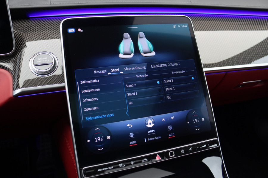 Mercedes-Benz S-Klasse AMG 63 S E Performance | 802pk | Carbon | Achterasbesturing | Distronic+ | Chauffeurspakket | Entertainment Achter | Stoelventilatie | Zonweringspakket | Vlakkenverwarming | Kuitmassage | Burmester High End 4D |
