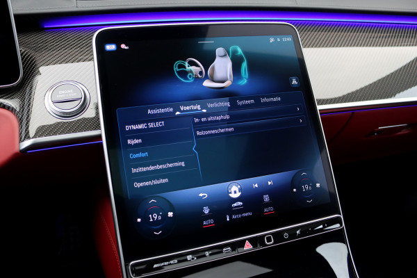 Mercedes-Benz S-Klasse AMG 63 S E Performance | 802pk | Carbon | Achterasbesturing | Distronic+ | Chauffeurspakket | Entertainment Achter | Stoelventilatie | Zonweringspakket | Vlakkenverwarming | Kuitmassage | Burmester High End 4D |