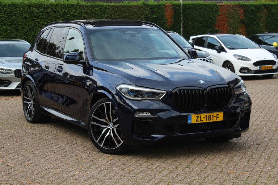BMW X5 xDrive40i High Exe. M Sport / Panoramadak / 360Camera / Head-up / Achterasbesturing / Laser LED / Softclose / 22'' / Harman Kardon / Stoelventilatie / Stoelverwarming 4x / DAB / Dodehoek / ACC