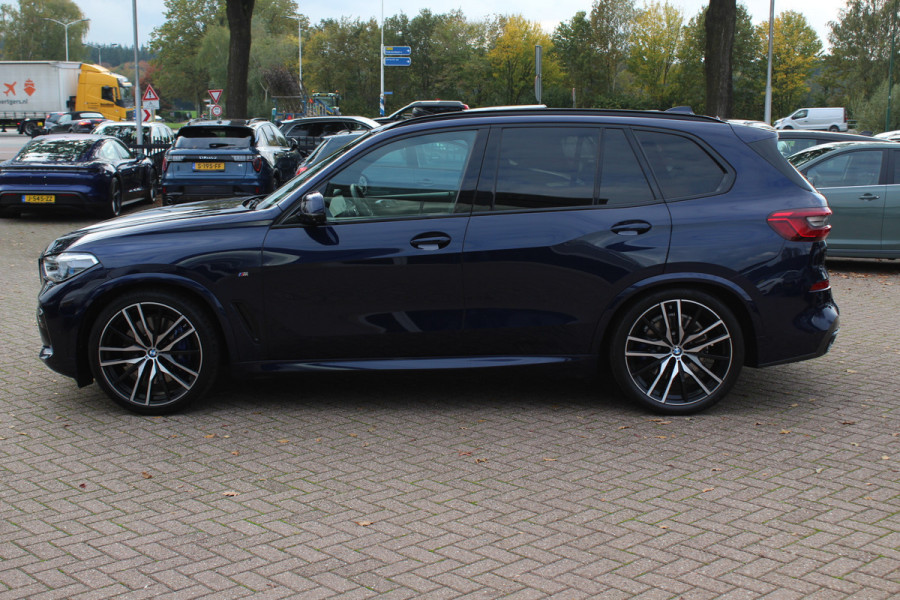 BMW X5 xDrive40i High Exe. M Sport / Panoramadak / 360Camera / Head-up / Achterasbesturing / Laser LED / Softclose / 22'' / Harman Kardon / Stoelventilatie / Stoelverwarming 4x / DAB / Dodehoek / ACC