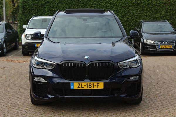 BMW X5 xDrive40i High Exe. M Sport / Panoramadak / 360Camera / Head-up / Achterasbesturing / Laser LED / Softclose / 22'' / Harman Kardon / Stoelventilatie / Stoelverwarming 4x / DAB / Dodehoek / ACC