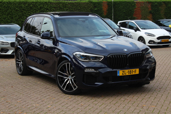 BMW X5 xDrive40i High Exe. M Sport / Panoramadak / 360Camera / Head-up / Achterasbesturing / Laser LED / Softclose / 22'' / Harman Kardon / Stoelventilatie / Stoelverwarming 4x / DAB / Dodehoek / ACC
