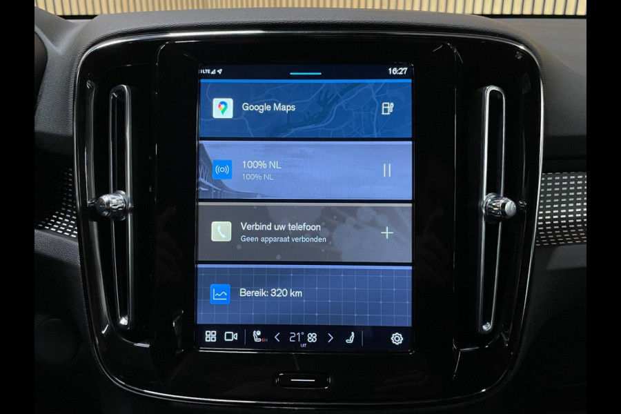 Volvo XC40 Recharge P8 AWD R-Design|91% SOH|TREKHAAK|MEMORY|1/2 LEDER|ELEK.INTR+A-KLEP|ACC|STOEL+STUURVERW|CAMERA|CARPLAY/ANDROID|