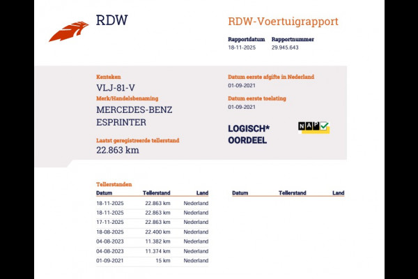 Mercedes-Benz eSprinter eSprinter 55 kWh 100% Elektrisch L2H2 - Camera - Airco