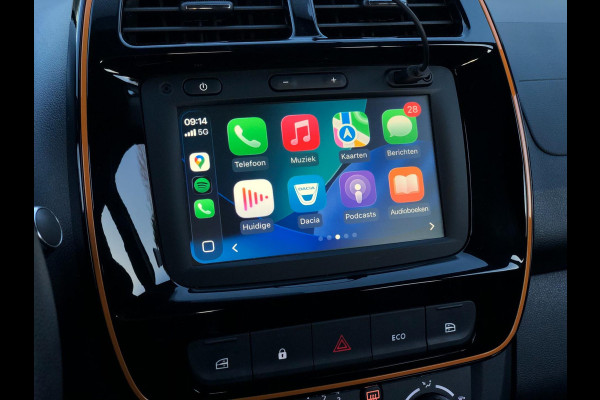 Dacia Spring Comfort Plus (Orange Pack) 27 kWh | Navi, Leder, Airco, Carplay/Android, Cruise, Camera| Dealeronderhouden |