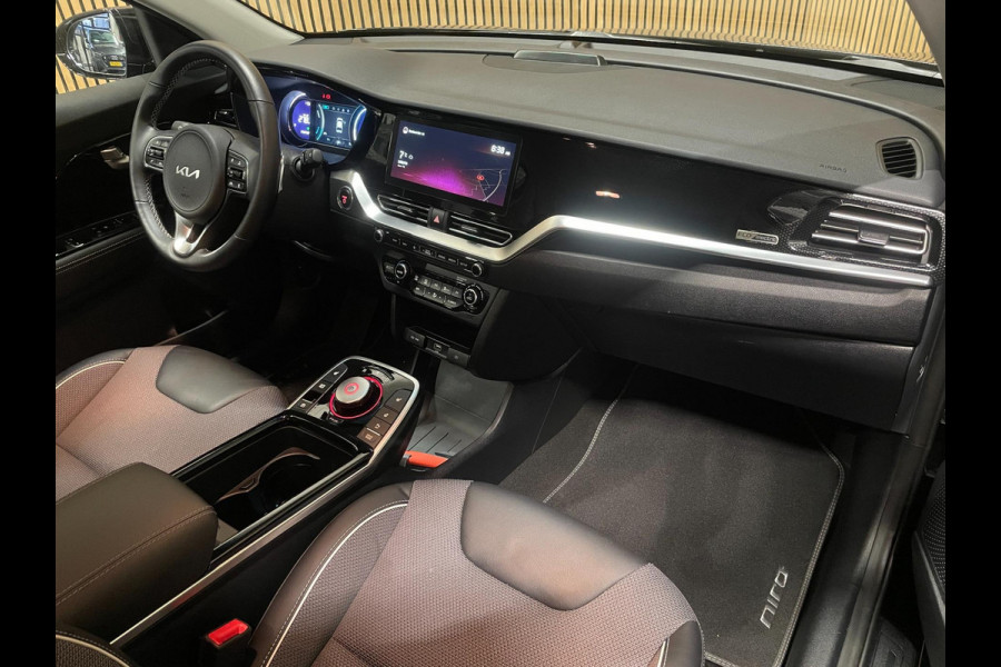 Kia e-Niro DynamicLine 64 kWh|100%SOH|NW LOGO|FACELIFT|3-FASE|LEDER|ACC|CARPLAY|CAMERA|STOEL+STUURVERW|IN. BTW|1e EIG|NL-AUTO|NAP|