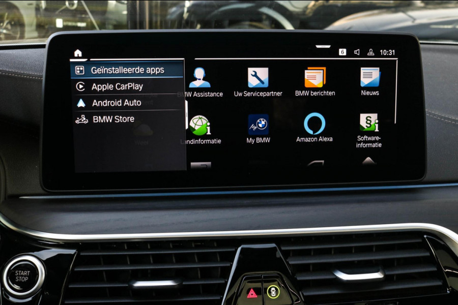 BMW 5 Serie Touring 530e xDrive M-Sport | Trekhaak | Pano | Soft close | Laser | Massage | Ambient Air | Head Up | Achterassturing