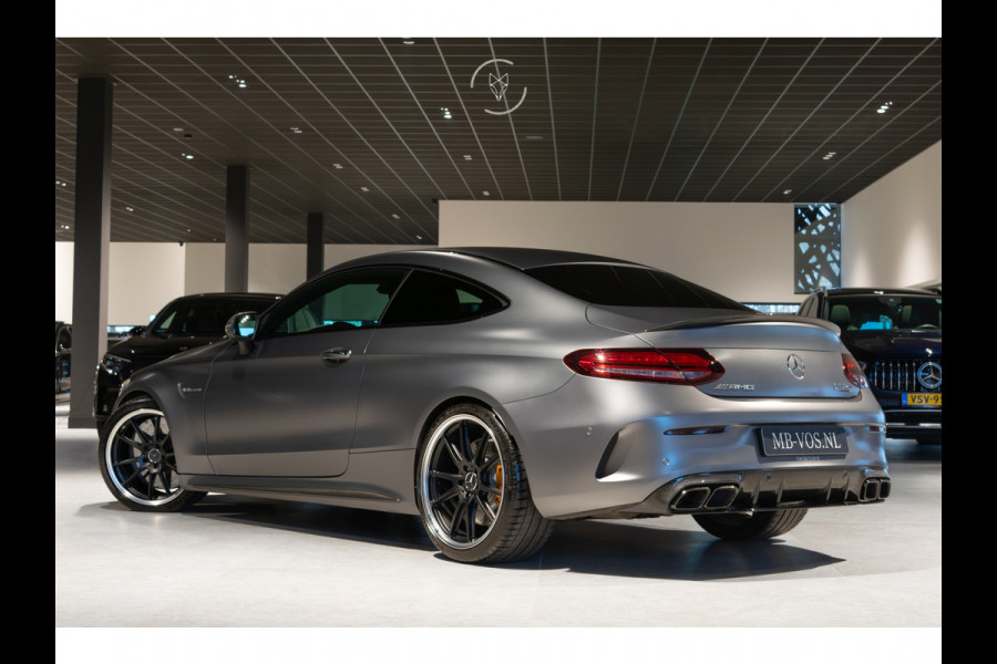 Mercedes-Benz C-Klasse AMG 63 S Coupé Ceramic|Matte lak|Aerodynamica|Full Carbon|Performance stoelen|Burmester|BTW