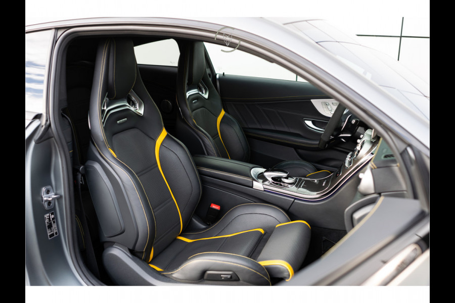 Mercedes-Benz C-Klasse AMG 63 S Coupé Ceramic|Matte lak|Aerodynamica|Full Carbon|Performance stoelen|Burmester|BTW