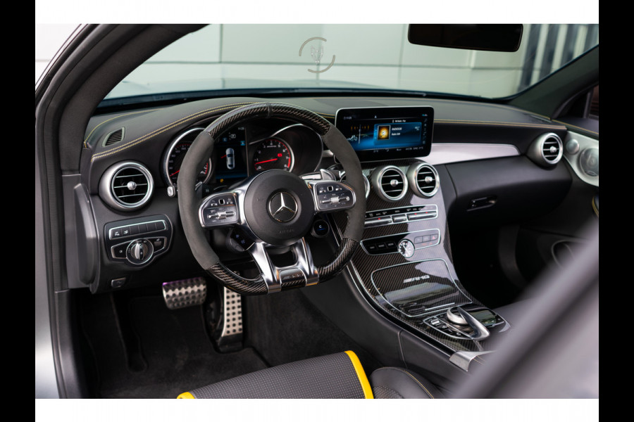 Mercedes-Benz C-Klasse AMG 63 S Coupé Ceramic|Matte lak|Aerodynamica|Full Carbon|Performance stoelen|Burmester|BTW