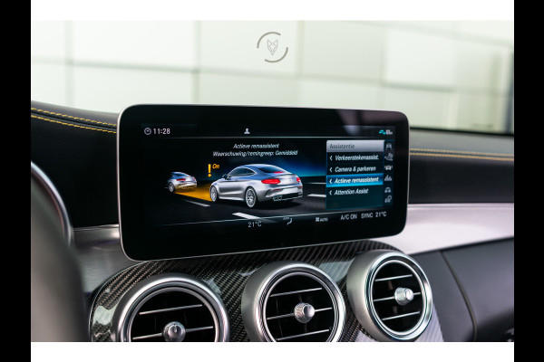 Mercedes-Benz C-Klasse AMG 63 S Coupé Ceramic|Matte lak|Aerodynamica|Full Carbon|Performance stoelen|Burmester|BTW